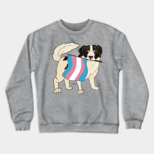 Pride Doggos: Transgender Tornjak Crewneck Sweatshirt